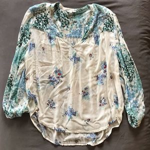 Lucky Brand Floral Blouse
